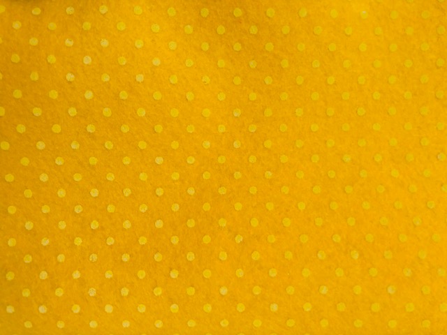 pois - giallo - cucito - La Bottega delle Idee